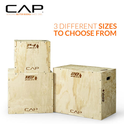 CAP Barbell 3-in-1 Plyometric Box | Multiple Styles and Sizes