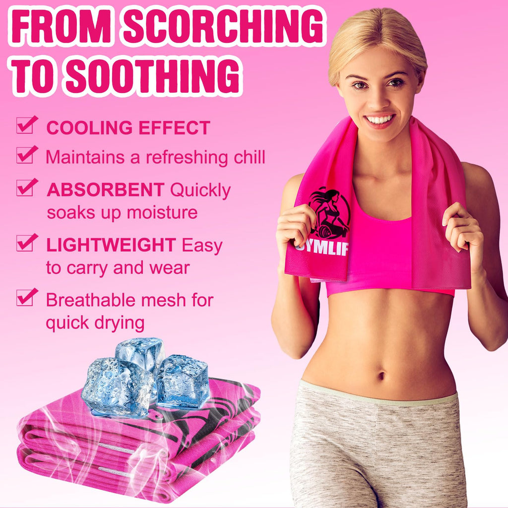 Coume 11 Sets Fitness Gifts for Women Cross Gifts Pink Workout Presents Country Christmas Gym Marathon Running Presents(Cute Style)