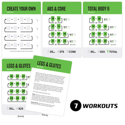 NewMe Fitness Stretching Workout Cards, Instructional Fitness Deck for Women & Men, Beginner Fitness Guide to Training Exercises at Home or Gym