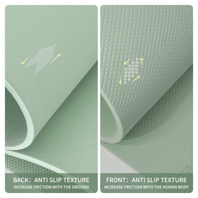 Large Yoga Mat-72’x36’x0.4’ Extra Width ＆ Thick,Comfortable,Non-Slip Exercise Mat-Works Great on All Floor for Stretching,Yoga Studio,Gym or Home Workouts