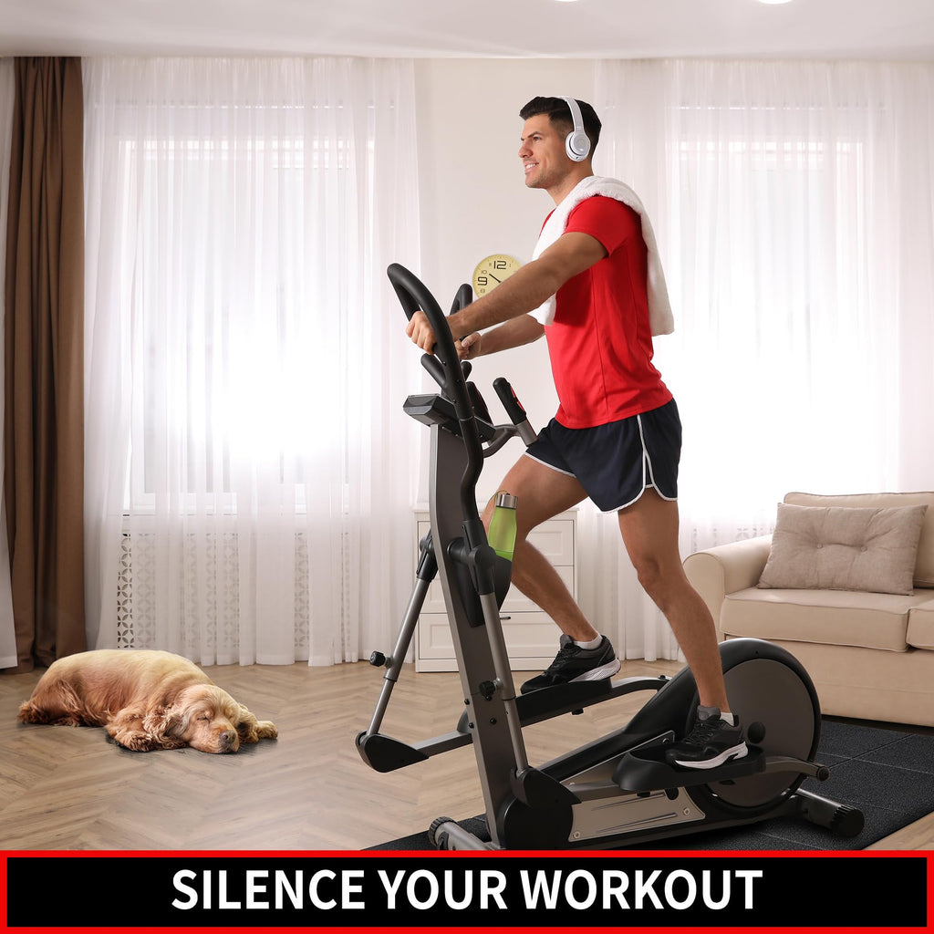 Treadmill Mat, 7'x3'/6'x3'/6'x2.5'/5.6'x2'/4'x2', 6mm Thick Exercise Equipment Gym Mat for Hardwood FloorCarpet, Compatible with Peloton Bike, Indoor Spin Bike, Elliptical