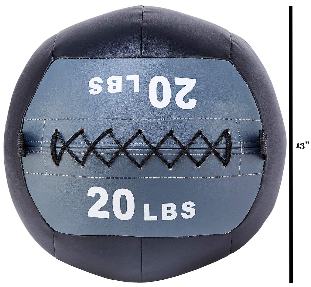Fitvids Workout Exercise Fitness Weighted Medicine Ball, Wall Ball and Slam Ball, Multiple Styles and Sizes