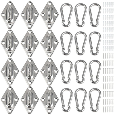 Wall Mount for Resistance Bands, Workout Anchors Wall Resistance with Hook for Fitness Bands, Space Saving Workout Equipment for Home Gym Weight Straps Suspension Training Exercise