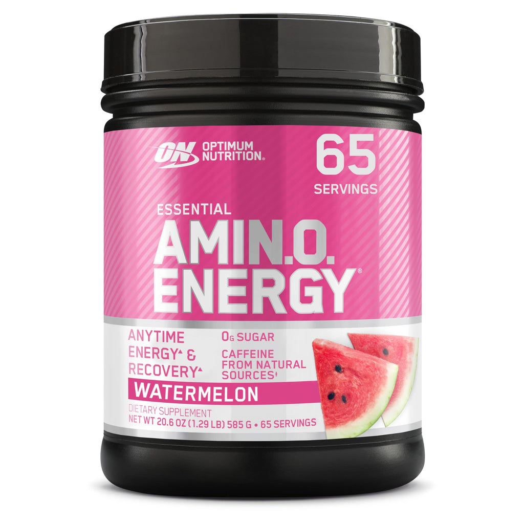 Optimum Nutrition Amino Energy - Pre Workout with Green Tea, BCAA, Amino Acids, Keto Friendly, Green Coffee Extract, Energy Powder - Watermelon, 30 Servings (Packaging May Vary)