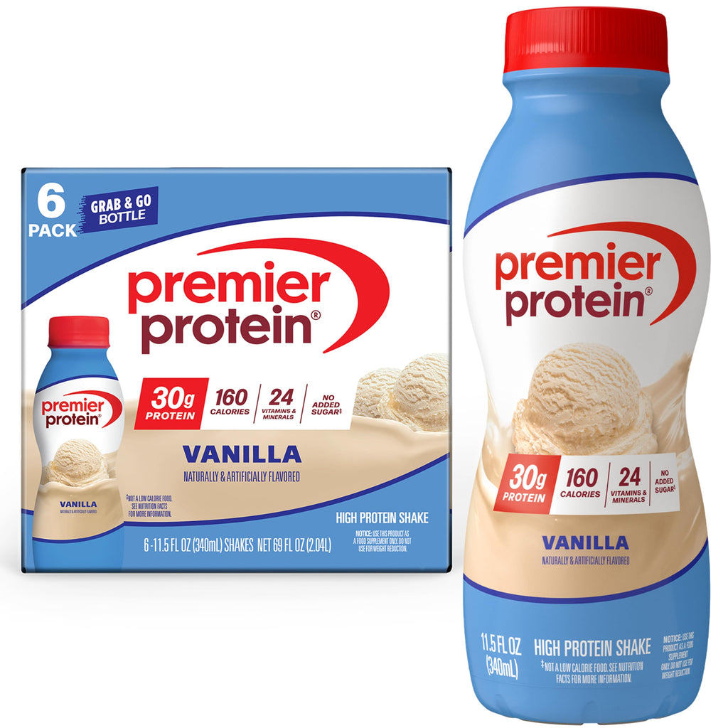Premier Protein Shake, Chocolate, 30g Protein 1g Sugar 24 Vitamins Minerals Nutrients to Support Immune Health, 11.5 fl oz (Pack of 12)