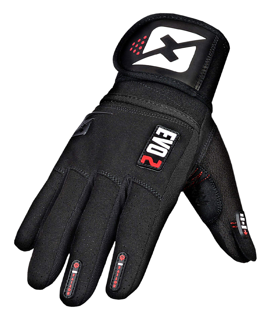 skott Evo 2 Weightlifting Gloves with Integrated Wrist Wrap Support-Double Stitching for Extra Durability-Get Ripped with The Best Body Building Fitness and Exercise Accessories