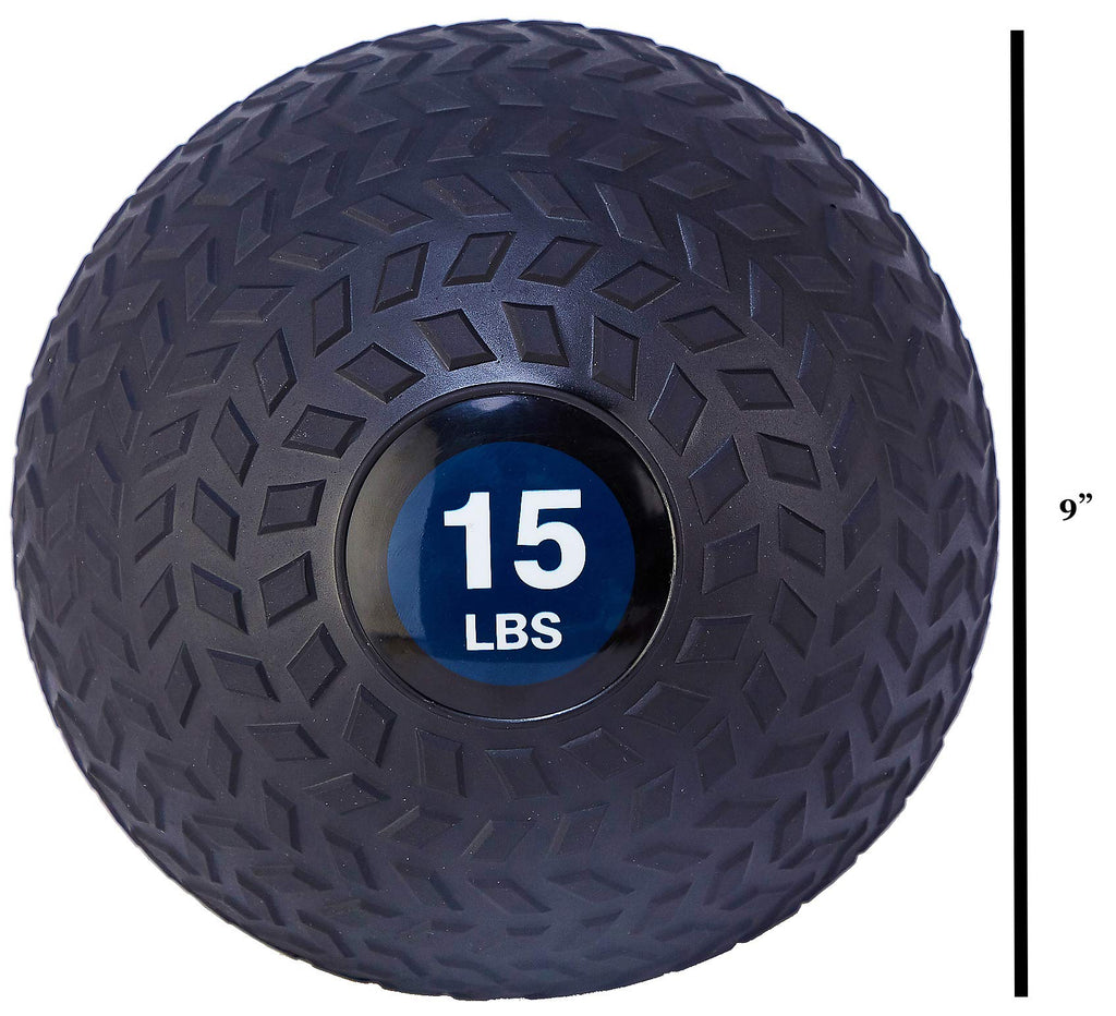 Fitvids Workout Exercise Fitness Weighted Medicine Ball, Wall Ball and Slam Ball, Multiple Styles and Sizes