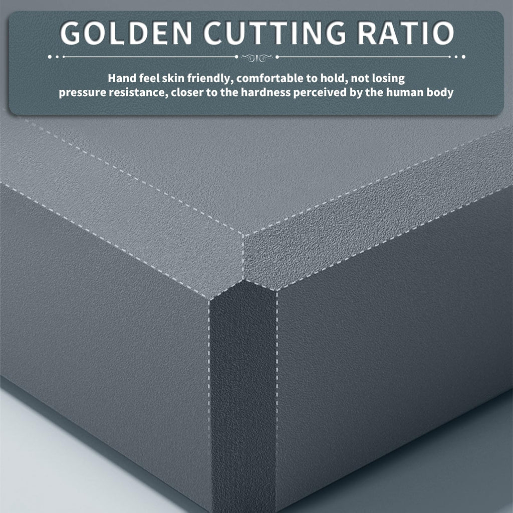 Yoga Blocks 2 Pcs, 9"x6"x3" Yoga Brick Foam Blocks EVA Foam Block Yoga Props Accessories for Yoga Pilates Stretching and Meditation