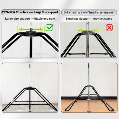 MARFULA Foldable Gymnastic Bar for Kids Ages 3-9, 9 Height Levels, 200 lbs Weight Capacity, 5 Ft Length Gymnastic Kip Bar with Mat, Gymnastic Equipment for Home and Gym Center Indoor Outdoor Use