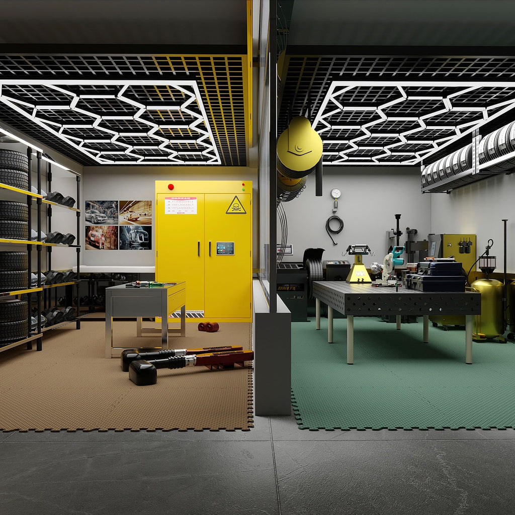 Home Gym Mat, Puzzle Exercise Mat, EVA Interlocking Foam Floor Tiles for Home Workout Equipment and Kids' Play Areas - Grey, 24 in x 24 in x ½ in - 12 Tiles (Grey, 12 Pack, 48 SQ FT)