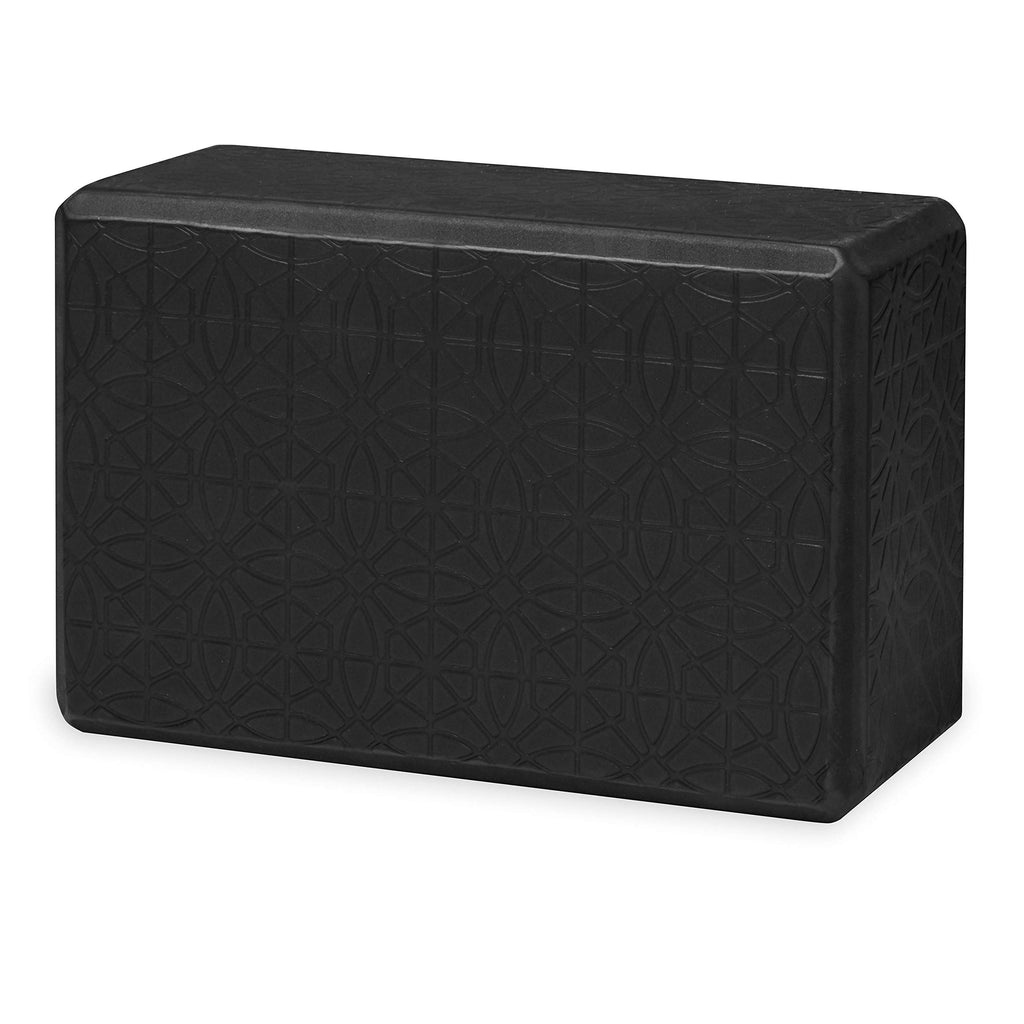 Gaiam Yoga Block - Supportive Latex-Free Eva Foam - Soft Non-Slip Surface with Beveled Edges for Yoga, Pilates, Meditation - Yoga Accessories for Stability, Balance, Deepen Stretches