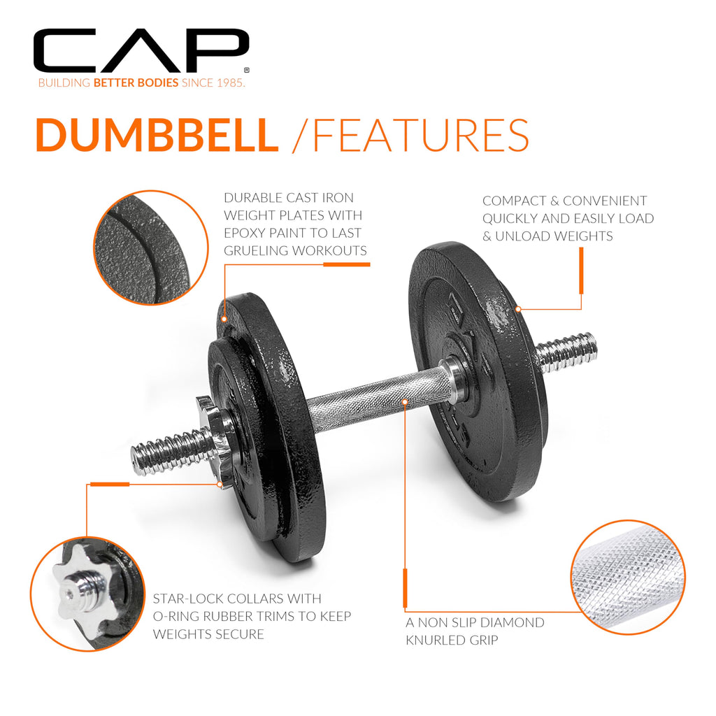 CAP Barbell Adjustable Dumbbell Weight Set | Multiple Options