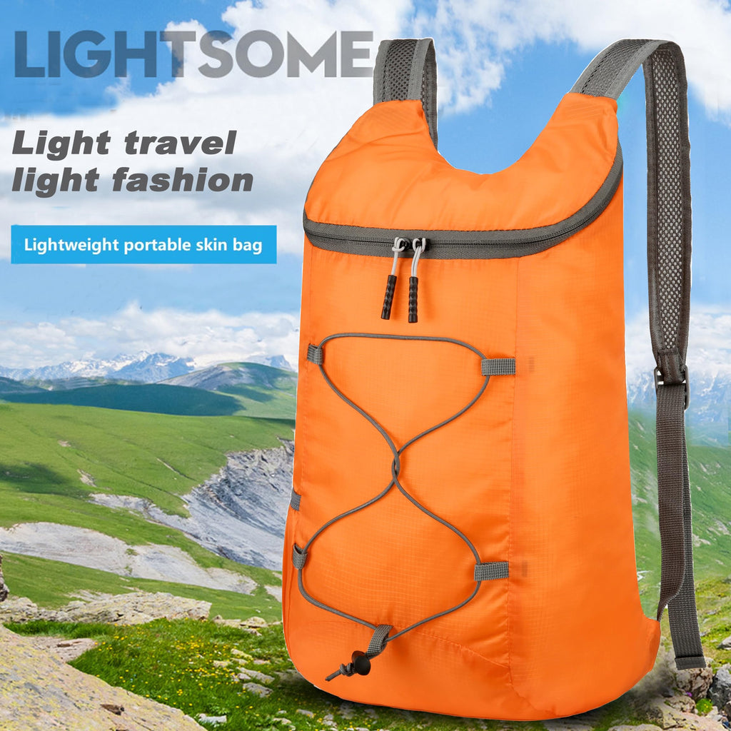 16L Lightweight Foldable Hiking-Backpack Small Packable-Daypack For Travel,Ultralight Water-Resistant Gym Bag Men Women Easy Carry-on (Royal Blue)