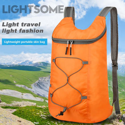 16L Lightweight Foldable Hiking-Backpack Small Packable-Daypack For Travel,Ultralight Water-Resistant Gym Bag Men Women Easy Carry-on (Royal Blue)