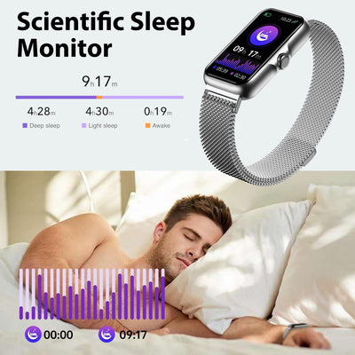 Fitness Tracker with 24/7 Continuous Heart Rate, Blood Oxygen Monitor, Smart Watch with Sleep Monitor, IP68 Waterproof Activity Tracker Step Counter for Women Men (Black)