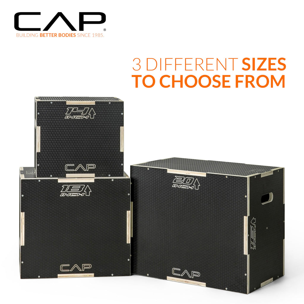 CAP Barbell 3-in-1 Plyometric Box | Multiple Styles and Sizes