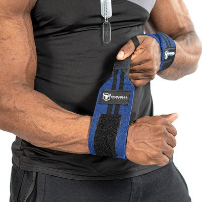 Wrist Wraps for Weightlifting (USPA & IPL Approved) - 18” Premium Quality Wrist Straps for Weightlifting - Weight Lifting Wrist Wraps with Thumb Loop - Best Gym Wrist Wraps for Lifting Weights, Curls & Dips - Lifting Wrist Wraps for Bench, Powerlifting &