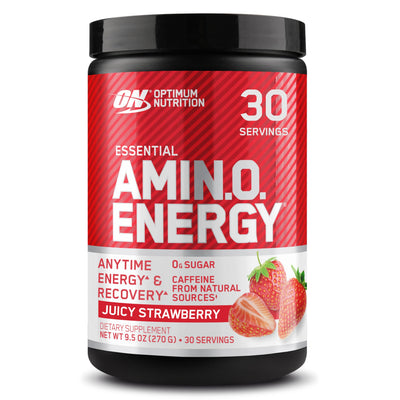 Optimum Nutrition Amino Energy - Pre Workout with Green Tea, BCAA, Amino Acids, Keto Friendly, Green Coffee Extract, Energy Powder - Watermelon, 30 Servings (Packaging May Vary)