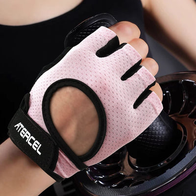 ATERCEL Weight Lifting Gloves Full Palm Protection, Workout Gloves for Gym, Cycling, Exercise, Breathable, Super Lightweight for Mens and Women
