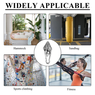 Wall Mount for Resistance Bands, Workout Anchors Wall Resistance with Hook for Fitness Bands, Space Saving Workout Equipment for Home Gym Weight Straps Suspension Training Exercise