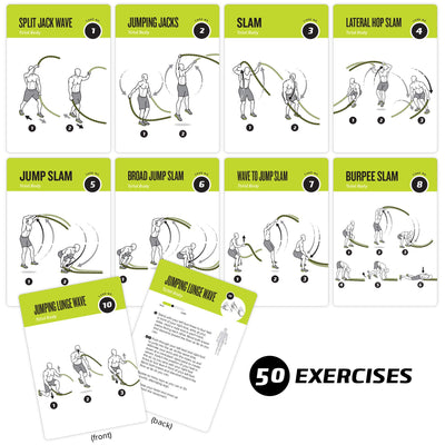 NewMe Fitness Stretching Workout Cards, Instructional Fitness Deck for Women & Men, Beginner Fitness Guide to Training Exercises at Home or Gym