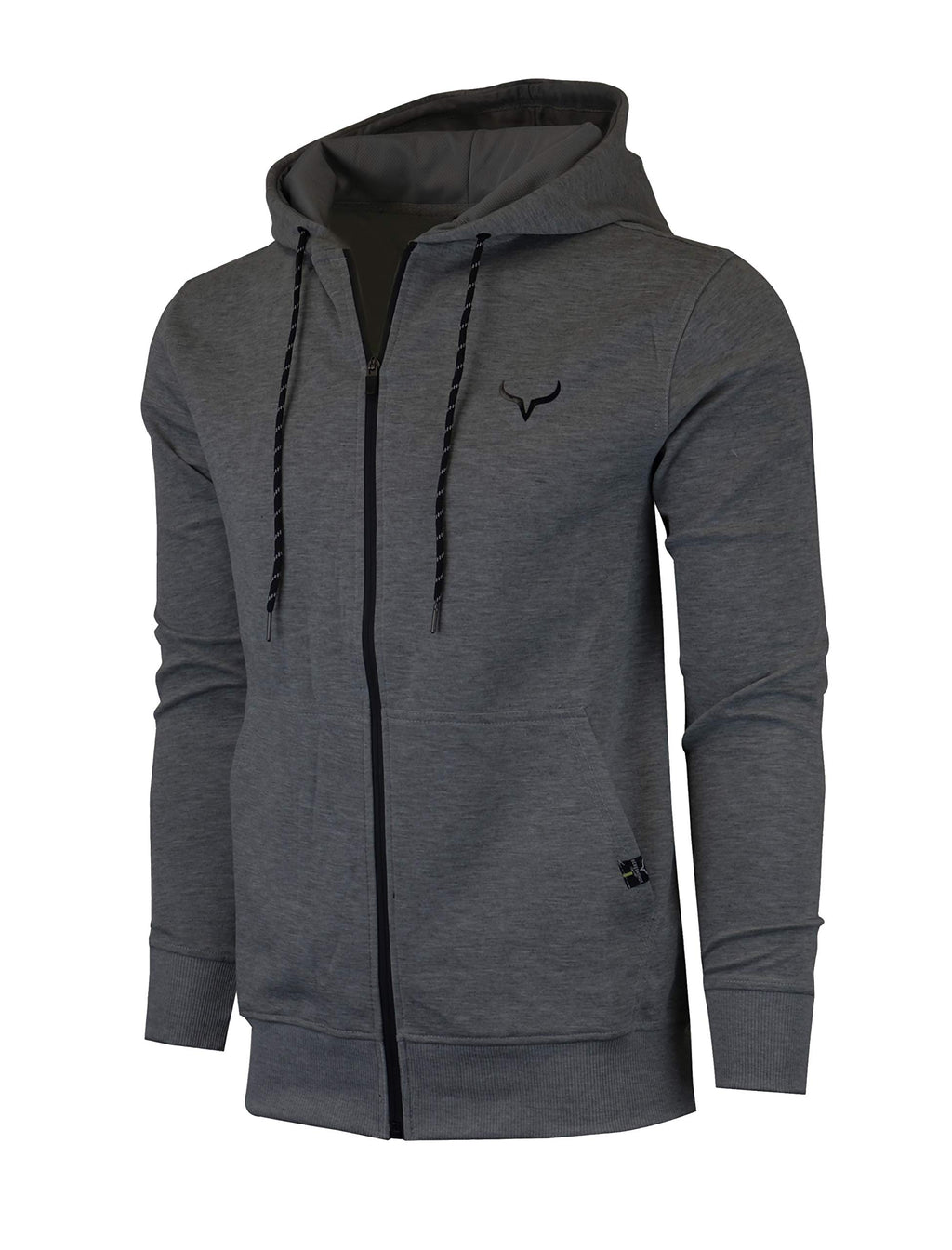 SCREENSHOT Sports Men's Gym Workout Full-Zip Hooded Active Sweatshirt