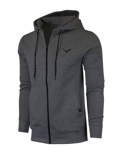 SCREENSHOT Sports Men's Gym Workout Full-Zip Hooded Active Sweatshirt
