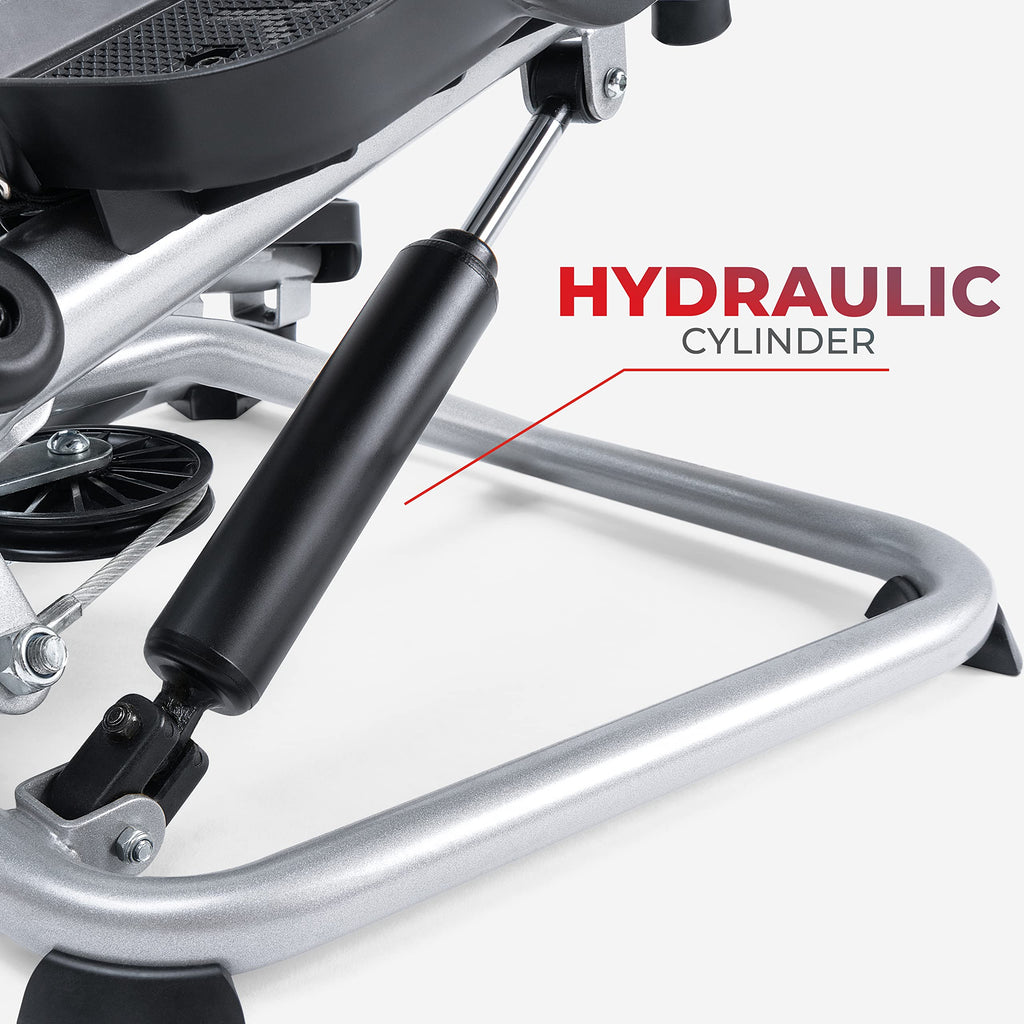 Sunny Health & Fitness Mini Steppers for Exercise at Home, Stair Step Workout Machine, Full Body Cardio Equipment, with Optional Free SunnyFit App Connection and Resistance Band