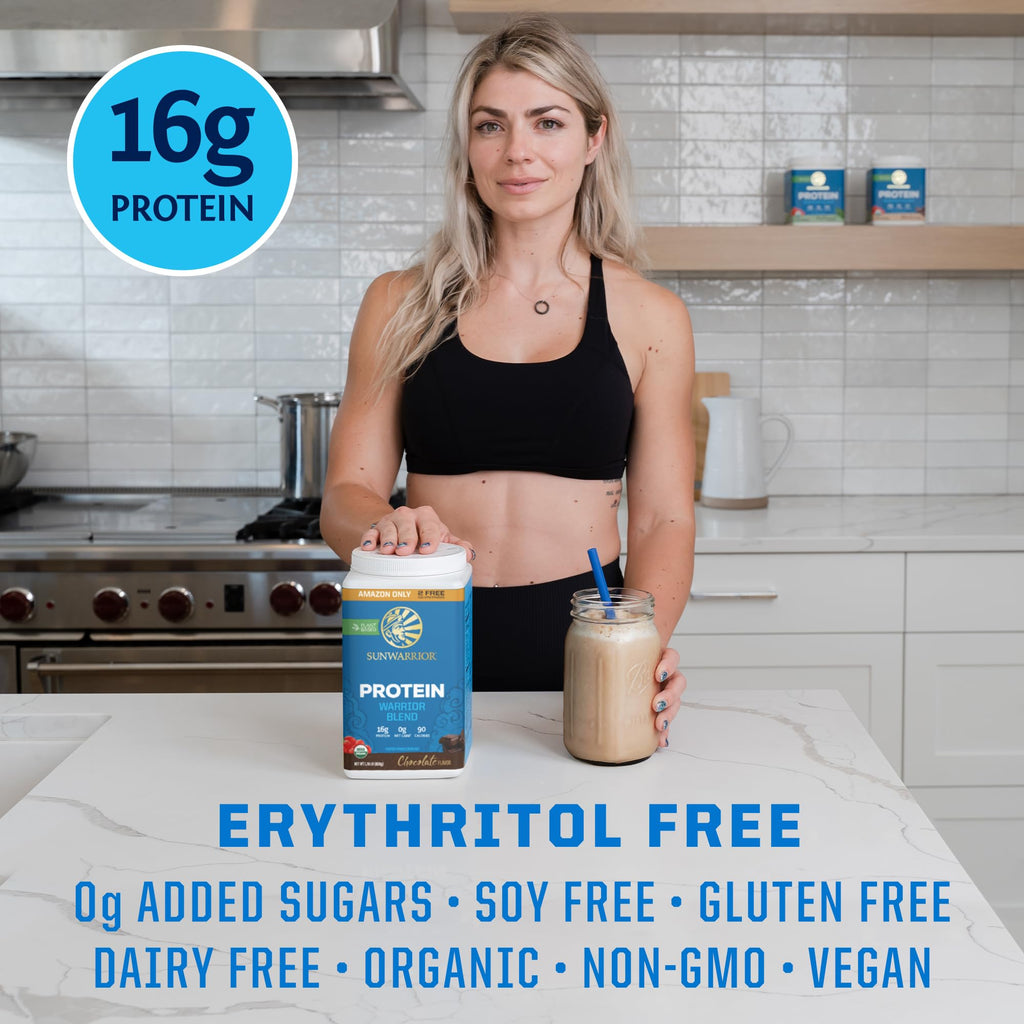 Organic Plant Based Protein Powder | Vegan Organic Protein Powder Vanilla Flavored with BCAA Amino Acids & Hemp Seed Pea Blend | Non-GMO Soy Dairy Filler & Gluten Free (Vanilla, 32 Servings)