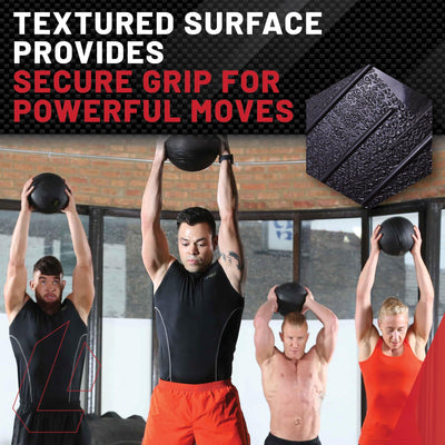 Lifeline Fitness Weighted Slam Ball - Easy to Grip Slam Ball for Home Gym and HIIT Workouts