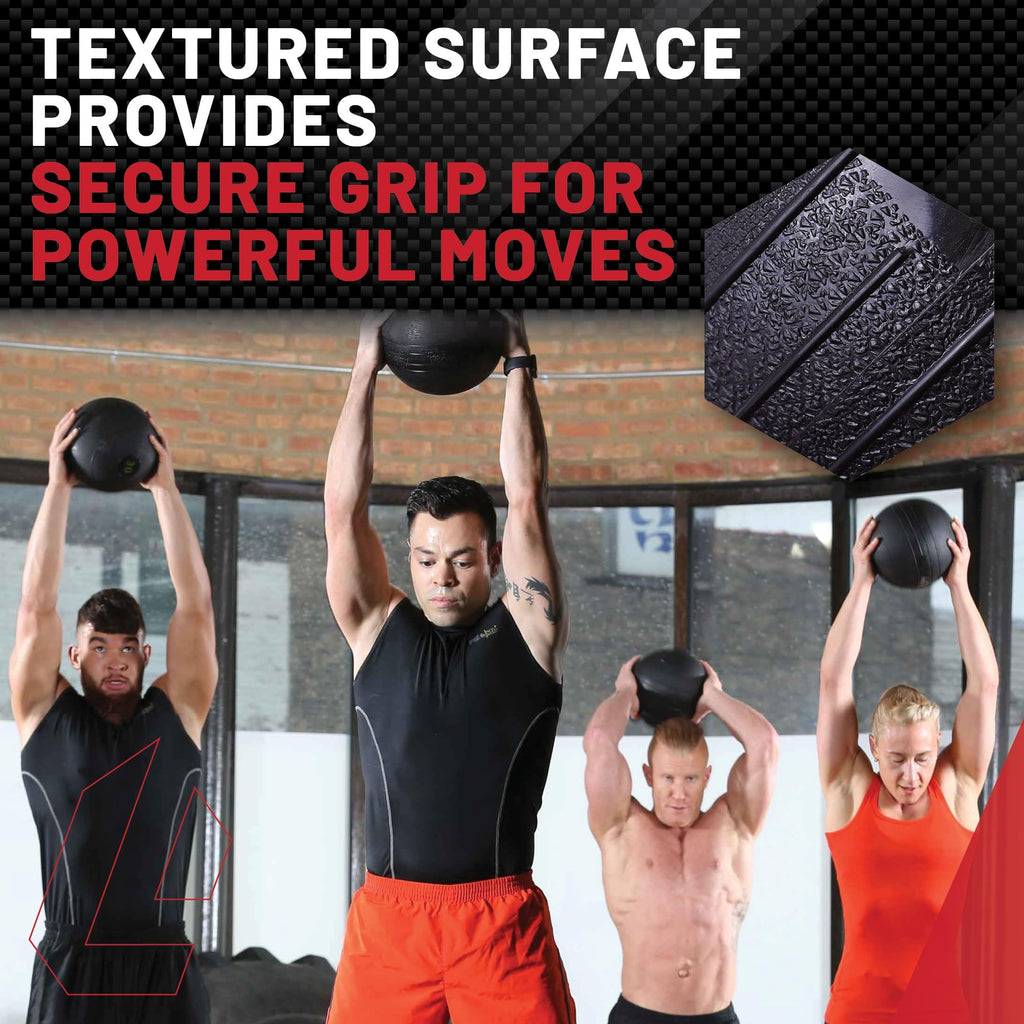 Lifeline Fitness Weighted Slam Ball - Easy to Grip Slam Ball for Home Gym and HIIT Workouts