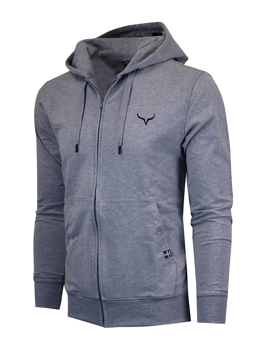 SCREENSHOT Sports Men's Gym Workout Full-Zip Hooded Active Sweatshirt