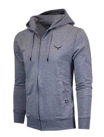 SCREENSHOT Sports Men's Gym Workout Full-Zip Hooded Active Sweatshirt