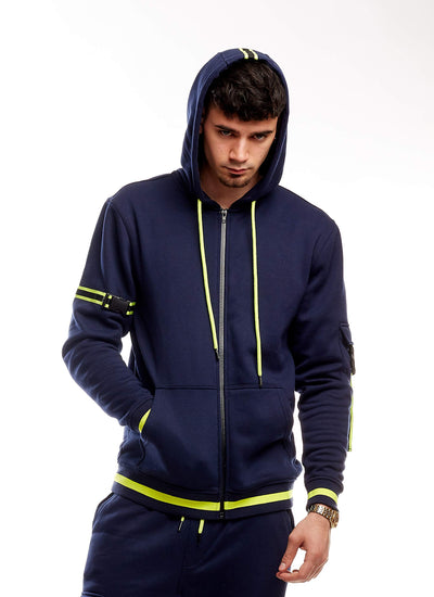 SCREENSHOT Sports Mens Premium TechFleece Fashion Hoodie - Athletic Jogger Fitness Workout Gym Jacket