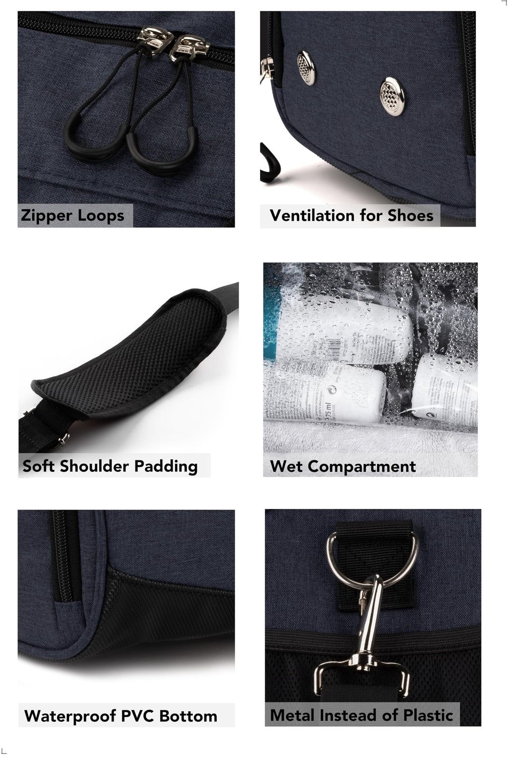 Fitgriff® Gym Bag for Men & Women with Shoe & Wet Compartment - Duffle Bag for Travel, Sports, Fitness & Workout