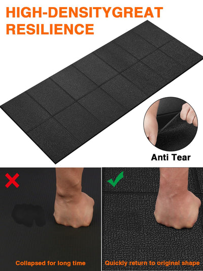 Treadmill Mat 96"x36", WERCHO Walking Pad Mat for Carpet Hardwood Floors 6mm Heavy-Duty Exercise Equipment Mat for Rowing Machine, Treadmil Pad, Spin Bike, Elliptical Trainer, Home, Gym