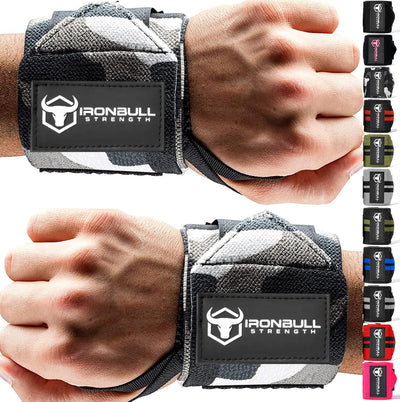 Wrist Wraps for Weightlifting (USPA & IPL Approved) - 18” Premium Quality Wrist Straps for Weightlifting - Weight Lifting Wrist Wraps with Thumb Loop - Best Gym Wrist Wraps for Lifting Weights, Curls & Dips - Lifting Wrist Wraps for Bench, Powerlifting &