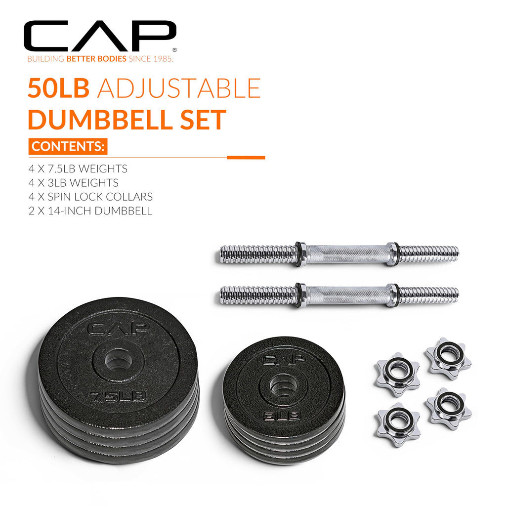 CAP Barbell Adjustable Dumbbell Weight Set | Multiple Options