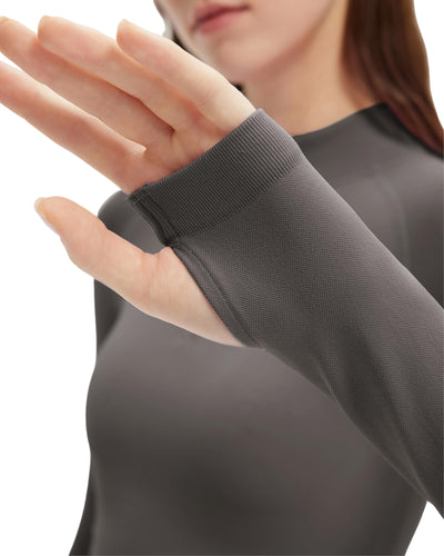 SUUKSESS Workout Sets for Women 2 Piece Seamless Long Sleeve Yoga Outfits Active Leggings Half Zippy Jacket Gym Set