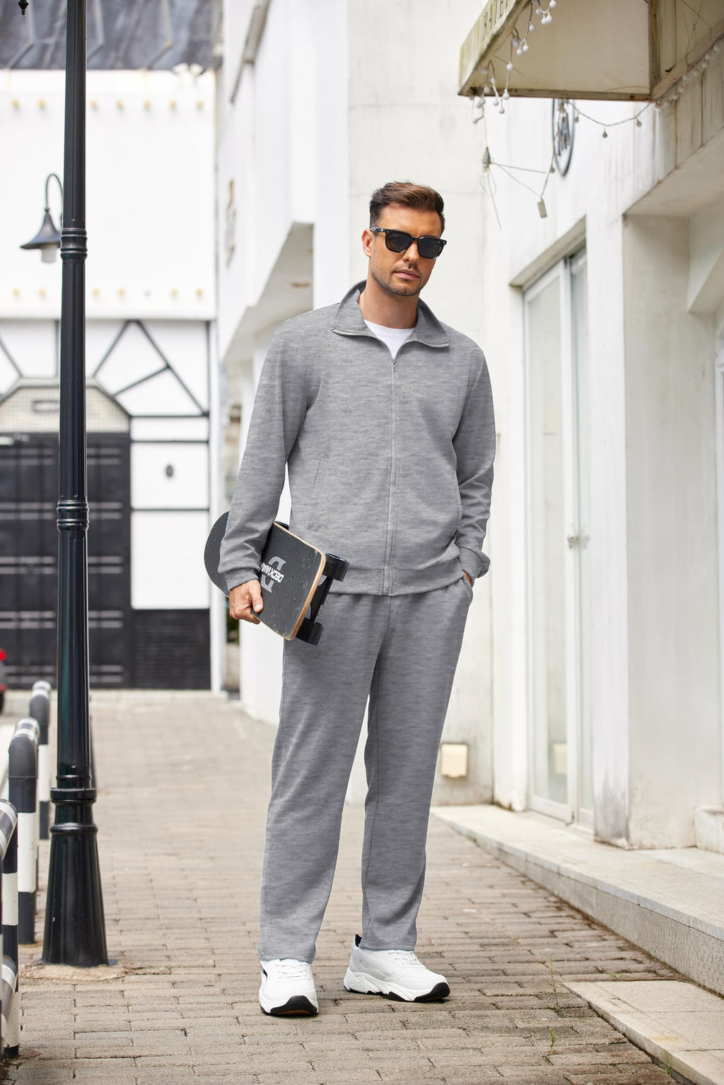 COOFANDY Men's Tracksuits Casual Sweatsuit 2 Piece Full Zip Athletic Jogging Suit Sets Sport Sweat Suit