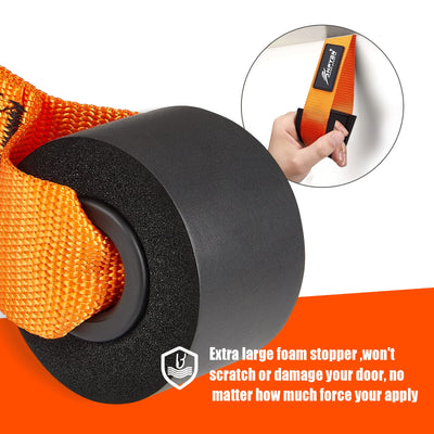 HPYGN Door Anchor for Resistance Bands, Home-Gym Workout Exercise Attachment for Yoga Strap, Physical Therapy and Closed Loop Bands, Heavy Duty System