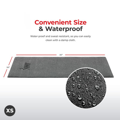 Sunny Health & Fitness Non-Slip Home Gym Mat – Workout Floor Protection Foam Pad for Treadmill, Bike, Elliptical, Yoga and Exercise Equipment or Standing Desk in 4 Size Options