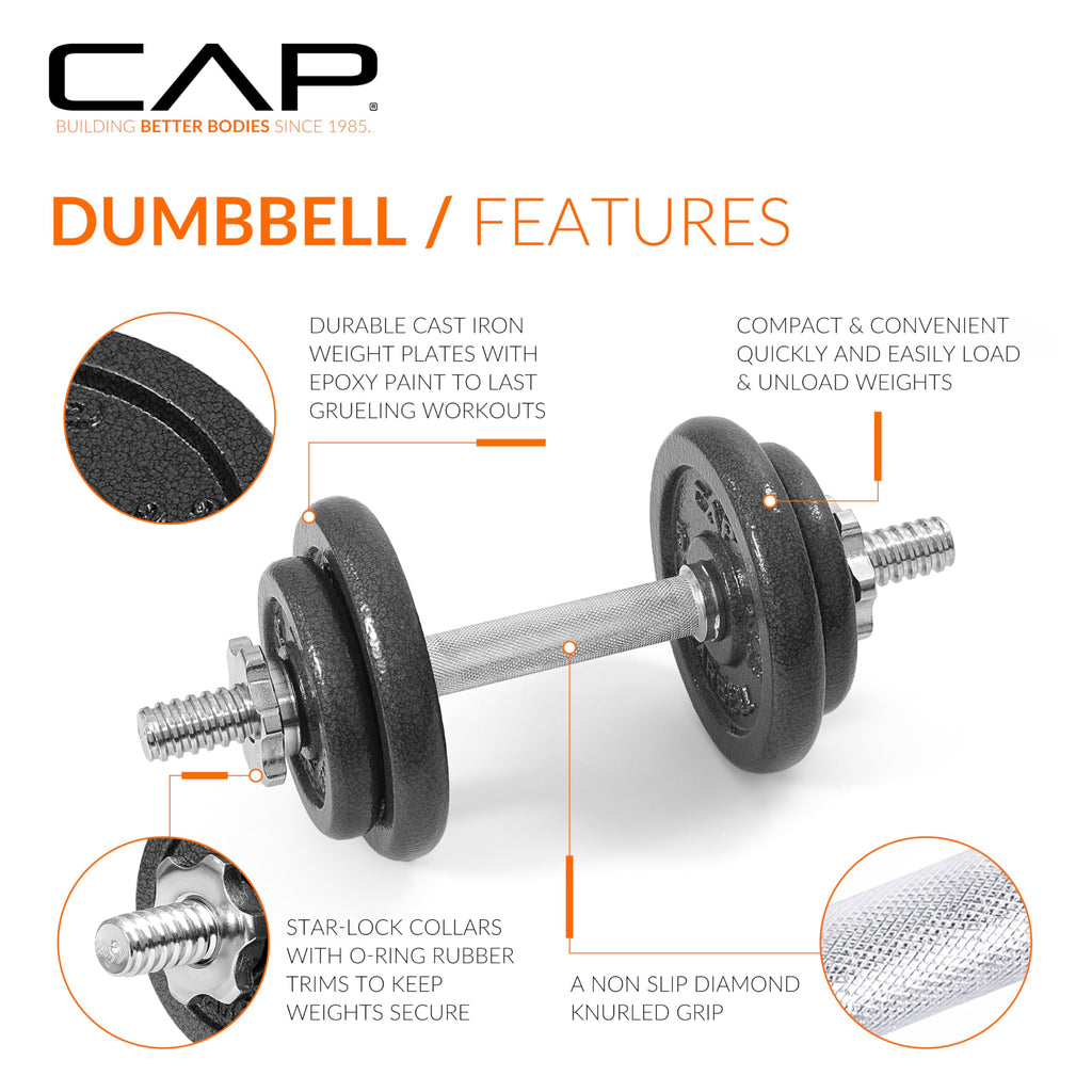 CAP Barbell Adjustable Dumbbell Weight Set | Multiple Options