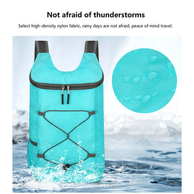 16L Lightweight Foldable Hiking-Backpack Small Packable-Daypack For Travel,Ultralight Water-Resistant Gym Bag Men Women Easy Carry-on (Royal Blue)