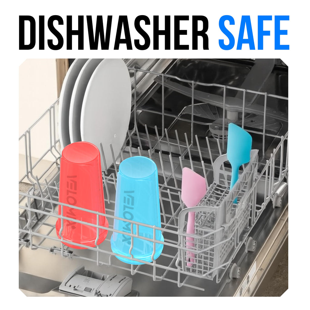 VELOMIX -2 Pack- 28 oz Protein Shaker Bottles for Protein Mixes - 2x Wire Whisk | Leak Proof Shaker Cups for Protein Shakes | Protein Shaker Bottle Pack (Black/Transparent)