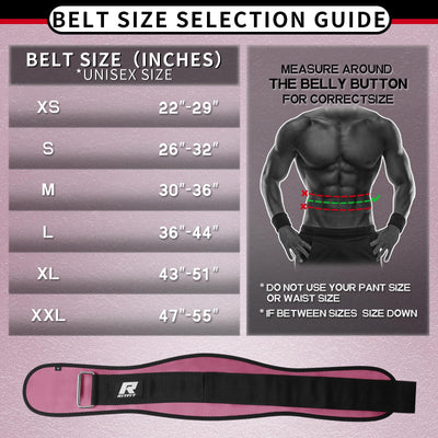 RitFit Weight Lifting Belt - Great for Squats, Lunges, Deadlift, Thrusters - Men and Women - 6 Inch Black/Camouflage