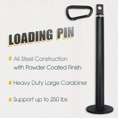 Yes4All Cable Machine Attachment, Row Handles, Tricep Rope, Straight Bar, V Bar, LAT Pulldown Accessories Load 880 LB for Home Gym