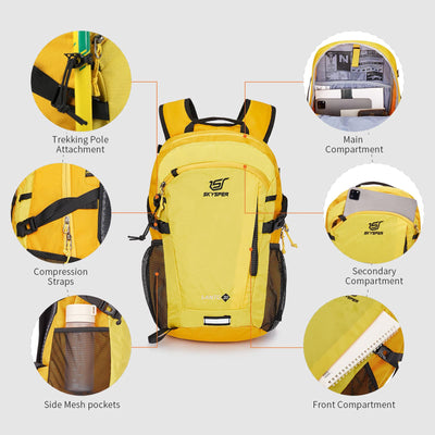 SKYSPER Small Hiking Backpack, 20L/30L Lightweight Travel Backpacks Hiking Daypack for Women Men
