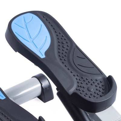 Efitment Mini Stepper Steppers for Exercise at Home Stair Step Cardio Thigh Master Workout Equipment Fitness Pedal Exerciser Non-Slip Pedals with Resistance Bands LCD Digital Monitor Climber