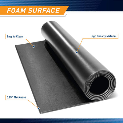 Marcy Fitness Equipment Mat and Floor Protector Compatible for Treadmills, Elliptical, Exercise Bikes, Stationary Cycles and Accessories